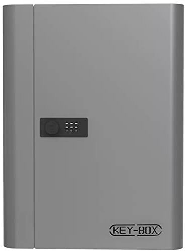 Schlüsselkasten Mit Zahlencode Klein Home Wandmontierte 46-Tasten Schlüsselbox, Organisation Der Aufbewahrung Von Tür-/Autoschlüsseln Schlüsseltresor, Gastfamilie/Immobilien (Color : Grey-Combination