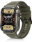 Carneedi Smartwatch Herren Militär, Anrufe tätigen/empfangen, IP68 Wasserdicht, Sportuhr mit 100+ Sportmodi, Outdoor Fitnessuhr für Android iOS (Grün)