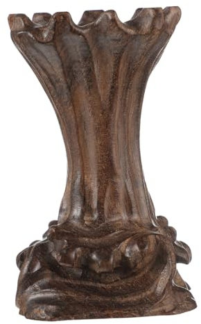 Ciieeo Crystal Ball Wooden Base Ebony Water Wave Large Size Stand Orb Egg Holder Pedestal Retro Display Tray Tabletop Storage Rack