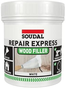 Soudal Repair Express Wood Filler 1 PART 400G - WHITE