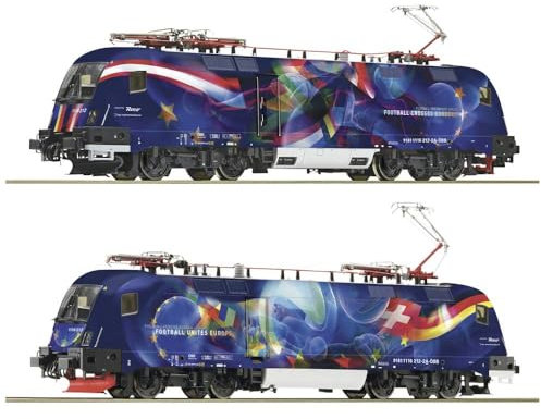 Roco 7510062 H0 E-Lok Rh 1116 Fußball vereint Europa der ÖBB