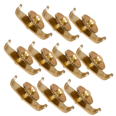 Erhu Stimmgerät aus Kupfer, 5 Paar, Goldfarbenes Zubehör | Präzise Tonhöhe, Leicht zu Tragen, Kreatives Design, Geigen Erhu Stimmgerät