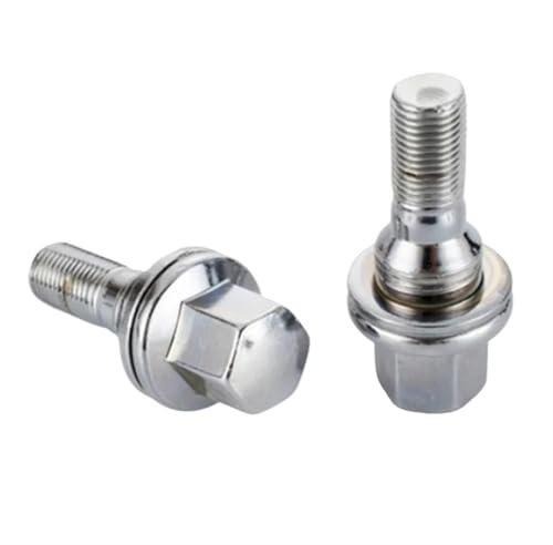FVGOKMNA Boulons de Roue Compatible avec Peugeot pour 206 207 307 308 Boulons Roue Pièces Automobiles Kit Verrouillage Boulon De Roue Remplacement De Boulon De Roue OEM:540567 940684 9644576680