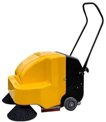 barredora eléctrica motorizada Aspiradora eléctrica totalmente automática for fábrica, taller, jardín, almacén, equipada con tanque de agua de 20 litros. barredora de pisos industrial pequeña