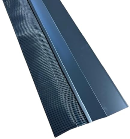 2 m Brustblech, Übergang Dachziegel, Wandanschlussblech Gaube, Dachblech mit 13 cm langer Scürze (Alu anthrazit RAL 7016)