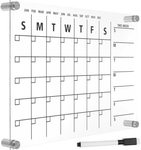 DIYEAH Praktisches Memoboard Handschriftliches Memoboard Löschbares Display Für Die Wöchentliche Planung Schreibtisch-