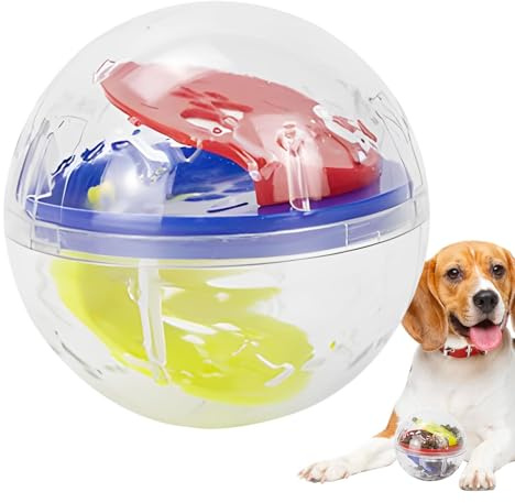 Trattare la palla da alimentazione del distributore, masticare cani Treat Dispenser | Palla da distributore di gattini per animali domestici interattivi,Figura alimentare Sviluppo intellettuale Game d