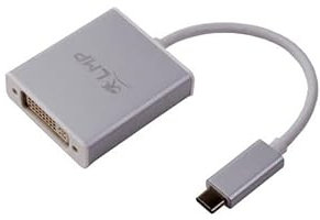 LMP USB-C to DVI Adapter Aluminum housing - Silver, W126585054 (housing - Silver)