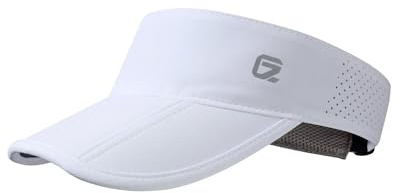 GADIEMKENSD UPF 50+ Foldable Visor Hats, Breathable and Reflective, Unisex Design for Golf, Tennis, Running and Travel