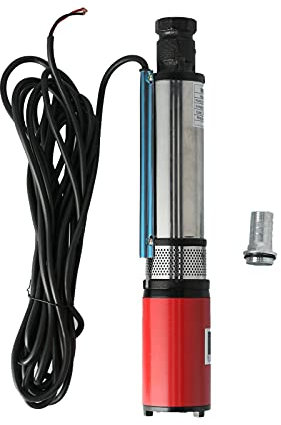 Torvex Deep Well Pump, DC Submersible Water Pump and Solar Borehole Pump with Brass Motor, Deep Well Pump for Large DC24V Water Lifting System
