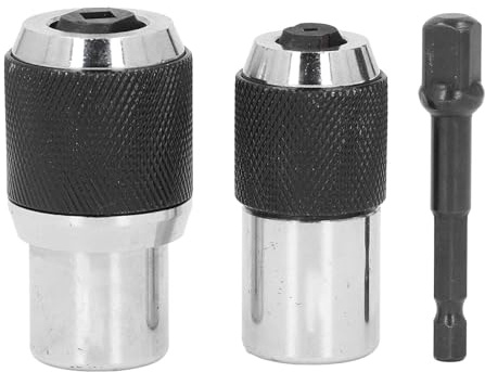 Adaptador de machos de roscar, juego de machos ajustables, alta dureza, resistencia al desgaste, soporte compacto M3-M6 y M8-M12 para taladros, grifos, escariadores (3 unidades)