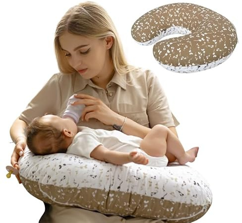 Mother hood Stillkissen ergonomisch, Öko-Tex Standard 100, beige Zweige