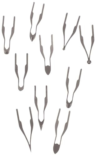 WEKAMOS 10 Piezas puntas de soldadura consejos sobre herramientas de pirograbado herramienta para quemar madera consejos de pirograbado Dark Grey