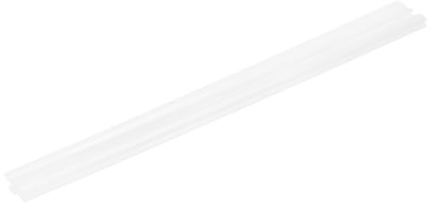 QUARKZMAN 10PCS Bacchette Di Saldatura Plastiche Bianche 9.5mm x 330mm HDPE Nastro Piatto Di Saldatura Plastica Per Riparare Serbatoi D'acqua Pallet Carrelli Elevatori Bidoni(0.4 x 13)