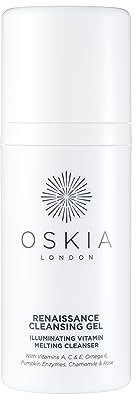OSKIA Renaissance Cleansing Gel – Gel-to-Oil Face Cleanser with Vitamin A, E & C for Radiant Skin - 100ml