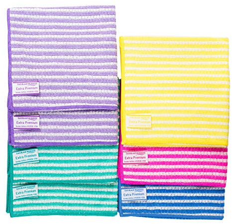 Das blaue Wunder Extra Premium Geschirrtuch Set 40x60 (8)