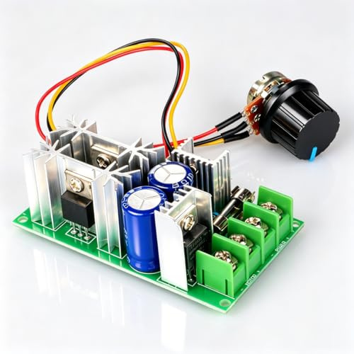 Gebildet DC Motor Controller Baugruppe 12V 24V 36V 48V/20A, Hochleistungs Antriebsmodul Einstellbare Geschwindigkeit PWM Elektronischer Regler Schalter Ultra Kleiner LED-Dimmer