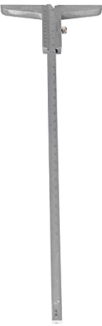 Calibrador De Profundidad De 0,02 Mm, Herramienta De Medición Micrométrica De Alta Precisión, Calibre Vernier De Acero Inoxidable Cromado(0-300mm)