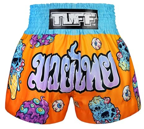 Tuff Sport Muay Thai-Shorts, Box-Shorts, traditioneller Stil, Workout-Set, MMA-Hose, Tuf-ms681-org, XX-Large