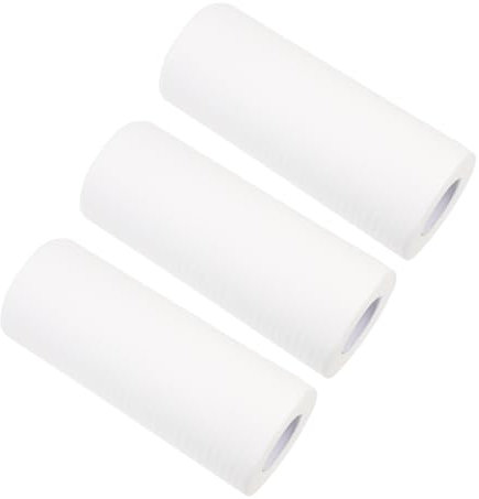 Anneome 3 Rolls Washable Kitchen Towel Bamboo Paper Dual Use Dish Cloths for Cleaning Surfaces Windows Floors and Countertops