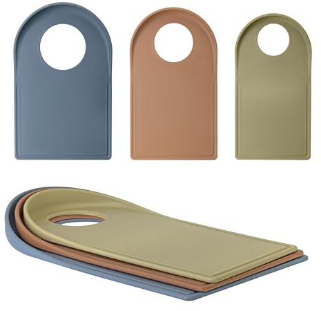Vigar Tabla de cortar, polipropileno duradero, antideslizante, juego de 3 | Apto para lavavajillas, fácil de limpiar, multiusos para carne, verduras, frutas, preparación de cocina