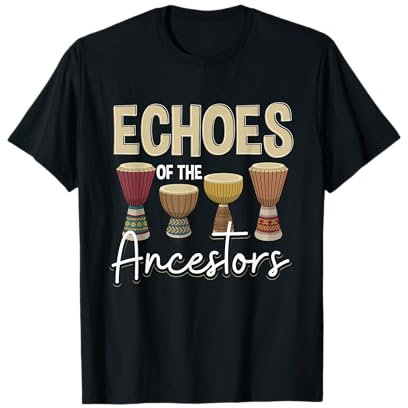 Afrikanische Djembe Trommel Liebhaber Musiklehrer T-Shirt