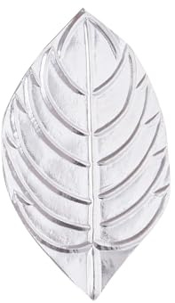 DHRUVS COLLECTION 925 Pure Silver Tulsi Patra, Holy Basil Leaf for Home Decor, Pooja, Gift Purpose & Donations