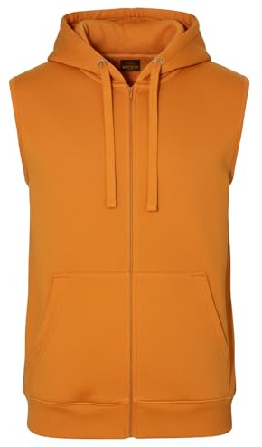 ROCK-IT Apparel Zipped Hoodie ärmellos für Herren Sleeveless Fitness Kapuzenpullover Männer Sweater Trainingsweste Sweatshirt Tank Top S-4XL Farben Schwarz Camouflage Navy Grau