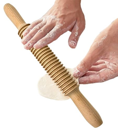 Sghtil Mattarello per pasticceria, mattarello per ravioli - Mattarello multiuso - Mattarello per pasta di cottura | Mattarello per la casa, mattarello in legno