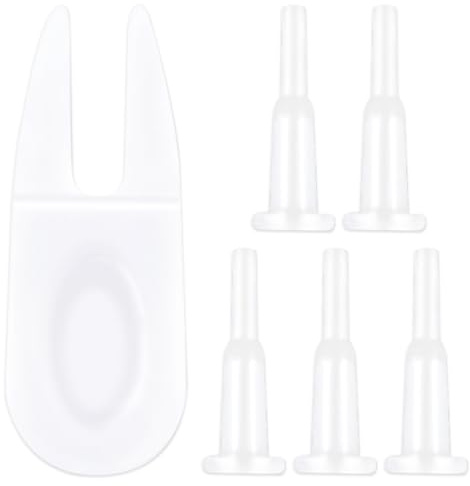 Yoga Ball Replacement Plugs Yoga Ball Air Stopper Inflatable Exercise Ball Plug Exercise Ball Air Stopper 1PCS Exercise Ball Plug Removers and 4 Yoga Ball Pin Plug for Fitness Exercise Ball (White)