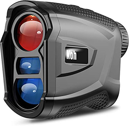 Télémètre laser de golf Télémètre pour golfeurs 600m, Télémètre de golf pour le golf et la chasse avec acquisition de drapeau, vibration et système de mise au point rapide, grossissement 6,5X,Noir