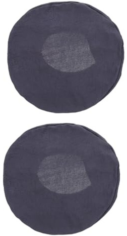 Cabilock 2 Piezas Cubierta de Taburete Playa Equipado Taburete Cubre Cubrir Cubre Asientos Alto Fiesta Cojines para sillas de Comedor Cubierta de Asiento de Silla de Comedor poliéster Gris
