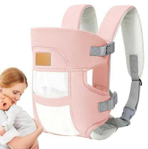Ylnailky Portabebè Toracico, Neonato Traspirante con Supporto Testa, Leggero Regolabile Borsa A Tracolla Orizzontale Per Festival Escursioni All'aperto Viaggi Urbano Parchi Divertimento