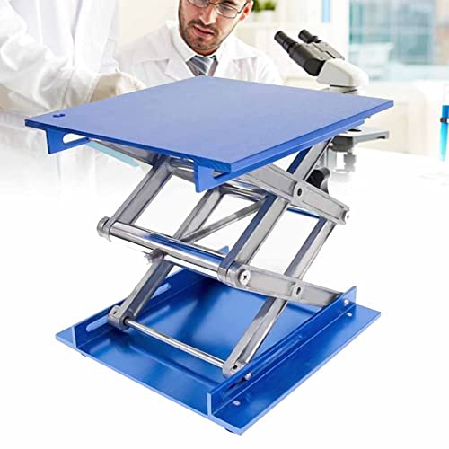 SXYKXYDL Soporte de Gato de Laboratorio, Mesa elevadora de Tijera de Acero Inoxidable de 100 x 100 mm, Plataforma elevadora de Laboratorio, para Laboratorio y Escuela.