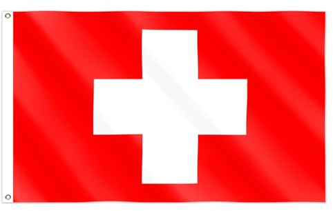 Flagge der Fußballweltmeisterschaft 2026 – Offizielle Nationalflagge, 1,52 x 0,91 m, groß, doppelseitig, mit Messingösen, USA, Kanada, Mexiko (Schweiz)