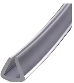 Transparenter Dichtungsstreifen Nut 0,5 mm - 35 Gummikanten-Dichtungsstreifen Transparenter U-Typ Schutzschild Glas Metall PVC Kunststoff Schnittfeste Hand(10x6)