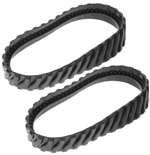 DEARMAMY Lot de 2 Chenilles de Remplacement pour Nettoyeur Piscine Zodiac Mx8, Accessoires de Nettoyage Piscine Polyvalente, Piste de Pneu Solide pour Entretien et Prolongation