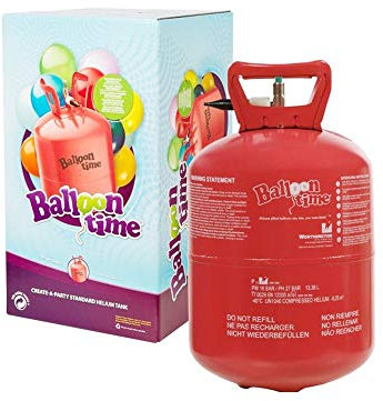 Trade Shop - BOMBOLA AD Elio USA E Getta 13,38 Litri BALOONTIME 3,5 kg BOMBOLETTA Cilindro