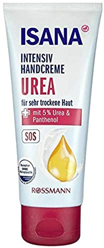 ISANA Intensiv Handcreme Urea -für sehr trockene Haut - mit Urea & Panthenol - 100 mL