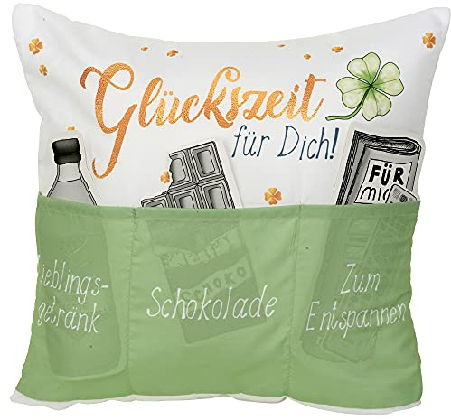 Sofahelden Glückskissen mit Taschen und Deko
