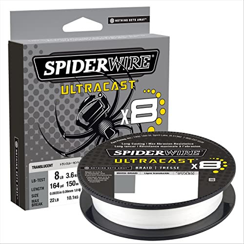 Spiderwire Ultracast Braid Invisibraid, durchscheinend, 0,41 mm