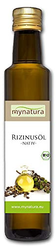 Mynatura Bio Rizinusöl 250ml I Natürlich Rein I Kaltgepresst I Pflanzlich I Naturkosmetik I Haaröl I Pflegeöl (1 x 250ml)