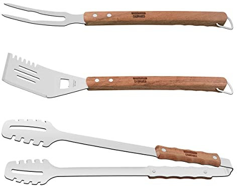 Tramontina 3-piece Stainless Steel BBQ Tool Set