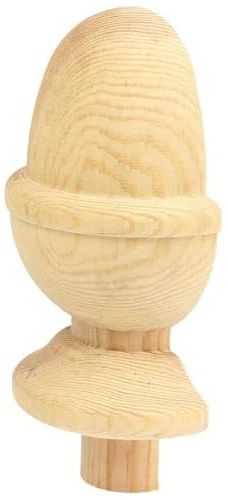 Jackson Woodturners Pine Acorn Half Newel Cap 90mm