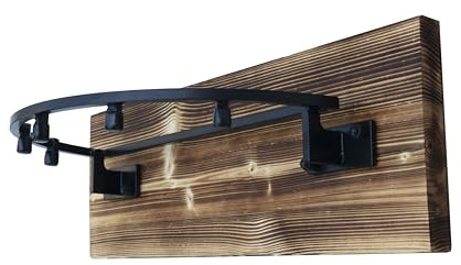 QLS Müllsackhalter U1 Müllsackständer Wandbefestigung Wandhalter Wandmontage Holz Abfallhalter 35 L 240 L