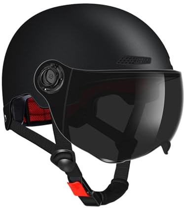 Casque Trottinette Électrique Visière - Pour Vélo, Skateboard, Moto - Protection Adultes Hommes et Femmes