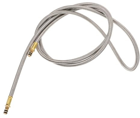 KONTONTY Tubo Prolunga per Bruciatore da Campeggio Esterno Tubo di Collegamento in Acciaio Inossidabile per Fornello Gas Bomboletta Resistente