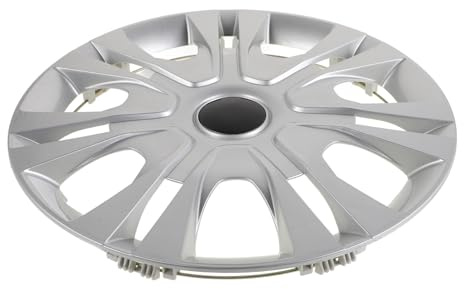 Alipis Enjoliveurs de Roue en Plastique Argenté, Résistants aux Dommages, Design Unique et Installation Aisée pour Embellir et Protéger Vos Roues de Voiture