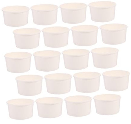 DEARMAMY 100pezzi Coppette Di Per Gelato e Yogurt Per Dessert Budini e Snack Coppette Per Feste Compleanni e Campeggio