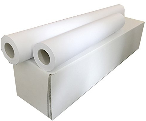 Sa.Ba.Cart 17362505050p00090 Packung 4 Rollen Plotter, Papier matt Inkjet, 625 mm x 50 mt, Bohrung 50, 90 g/qm